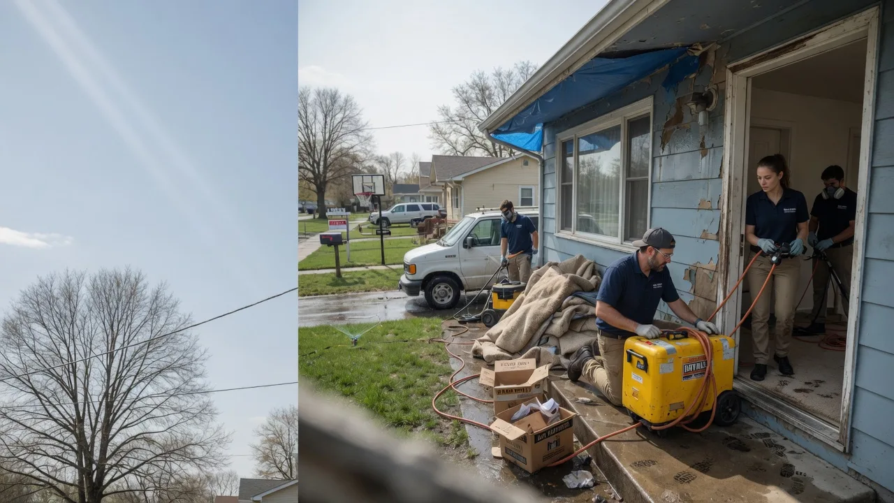 Basement Flood Cleanup in California, PA near me
